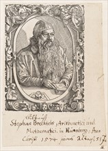 Portrait of Stephan Brechtl, 1574, woodcut, without headline and text, image: 16.9 x 12.7 cm |,