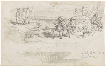 Tinker (recto), Reonviller (verso), 1899, pencil, sheet: 15 x 24.2 cm, recto a., r., inscribed and