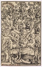 Family tree of the saints of the Carthusian Order, 15 January 1510, woodcut, foliate: 17 x 10.7 cm,