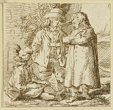 Adam von Bartsch, Austrian, 1756-1821, Three Youths, between late 18th and early 19th century,