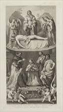 Francesco Rosaspina, Italian, 1760-1841, after Guido Reni, Italian, 1575-1642, Dead Christ