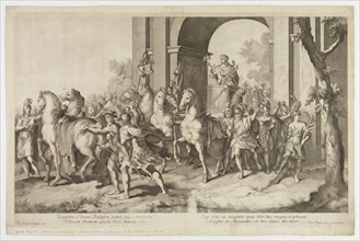 Domenico Rosetti, Italian, 1650-1736, after Gerard de Lairesse, Flemish, 1641-1711, The Triumph of