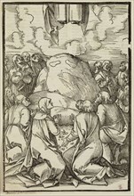 Hans Leonard Schäufelein, German, 1480-1540, The Ascension, 16th century, woodcut printed on wove