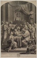 Gerhard Scotin, French, 1643-1715, after Pierre Mignard, French, 1612-1695, The Circumcision of