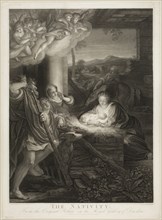 Michael Sloane, English, after Correggio, Italian, ca. 1489-1534, Nativity, ca. 1801, stipple