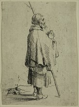 David Teniers the Younger, Flemish, 1610 - 1690, A Pilgrim, 17th century, etching printed in black