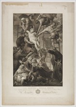 Paolo Toschi, Italian, 1788-1854, after Daniele Ricciarelli, Italian, 1509-1566, Descent from the