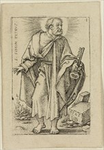 Hans Sebald Beham, German, 1500-1550, Peter, 1545, Engraving printed in black ink on wove paper,