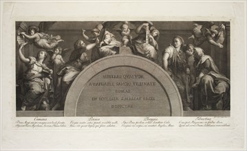 Giovanni Volpato, Italian, 1733-1803, after Raphael, Italian, 1483-1520, The Four Sibyls, Cumana,