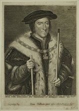 Lucas Emil, the Elder Vorsterman, Flemish, 1595-1675, after Hans Holbein the Younger, German,