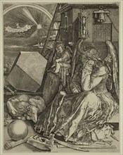 Johann Wierix, Netherlandish, 1549-1615, after Albrecht Dürer, German, 1471-1528, Melancholy, 1602,