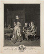 Johann Georg Wille, German, 1715-1808, after Gerard ter Borch, Dutch, 1617-1681, Paternal