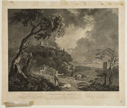 William Woollett, English, 1735-1785, after Richard Wilson, Welsh, 1713-1782, Celadon and Amelia,