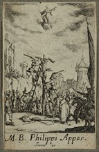 Jacques Callot, French, 1592-1635, Martyre de Saint Philippe, between 1630 and 1635, etching