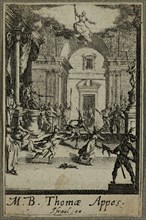 Jacques Callot, French, 1592-1635, Martyre de Saint Thomas, between 1630 and 1635, etching printed