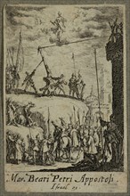 Jacques Callot, French, 1592-1635, Martyre de Saint Pierre, between 1630 and 1635, etching printed