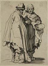 Unknown (French), after Jacques Callot, French, 1592-1635, L'aveugle et son compagnon, early 17th