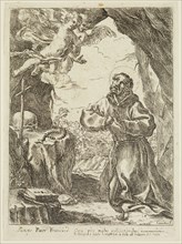 Domenico Maria Canuti, Italian, 1620-1684, after Guido Reni, Italian, 1575-1642, Saint Francis of