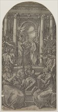 Gian Jacopo Caraglio, Italian, 1500-1570, after Parmigianino, Italian, 1503-1540, Marriage of the