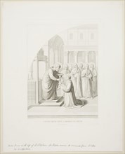 Q. Apolloni, Italian, Saint Stephen Receives the Diaconate from Saint Peter, 19th century,