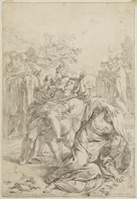 Lodovico Carracci, Italian, 1555-1619, Maniac Presented before the Apostles, between 1555 and 1619,