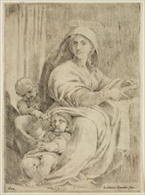 Lodovico Carracci, Italian, 1555-1619, Virgin of the Year 1604, between 1602 and 1604, etching and