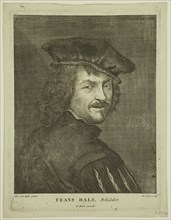 David Coster, Flemish, after Anton van Dyck, Flemish, 1599-1641, Franz Hals, 18th century,