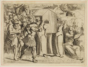 Sisto Badalocchio, Italian, 1581-1647, after Raphael, Italian, 1483-1520, The Israelites Crossing