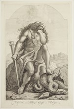 Richard Dalton, English, 1720-1791, after Lodovico Carracci, Italian, 1555-1619, Hercules, between