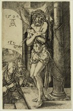 after Albrecht Dürer, German, 1471-1528, Man of Sorrows Standing by the Columns, between 1600 and