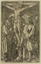 after Albrecht Dürer, German, 1471-1528, Christ on the Cross, between 1600 and 1800, engraving