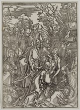 Albrecht Dürer, German, 1471-1528, The Deposition, ca. 1497, woodcut printed in black ink on wove