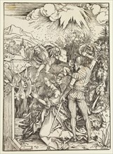 Albrecht Dürer, German, 1471-1528, The Martyrdom of Saint Catherine, between 1498 and 1499, woodcut