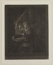 William Baillie, English, 1723-1810, after Gerhard Dou, Dutch, 1613-1675, Pen Cutter, between 1723