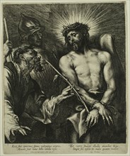 Anton van Dyck, Flemish, 1599-1641, Christ Crowned with Thorns, mid-17th century, etching and