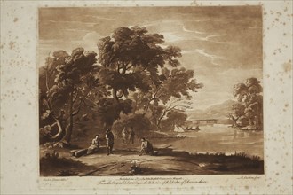 Richard Earlom, English, 1743 - 1822, after Claude Gellée, French, 1600-1682, The Ford, ca. 1773,