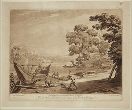Richard Earlom, English, 1743 - 1822, after Claude Gellée, French, 1600-1682, Wood Splitters, ca.