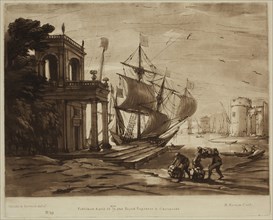 Richard Earlom, English, 1743 - 1822, after Claude Gellée, French, 1600-1682, Seaport, ca. 1774,