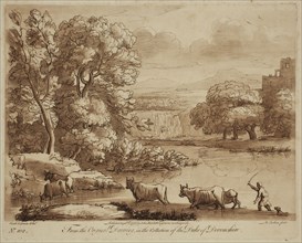Richard Earlom, English, 1743 - 1822, after Claude Gellée, French, 1600-1682, Herdsman Passing with