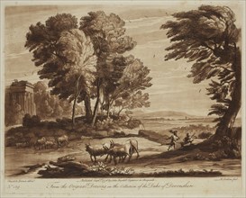 Richard Earlom, English, 1743 - 1822, after Claude Gellée, French, 1600-1682, Mercury and Battus,