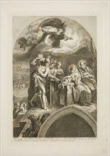 Gaetano Gandolfi, Italian, 1734-1802, after Niccolò dell' Abbate, Italian, 1512-1571, Adoration of