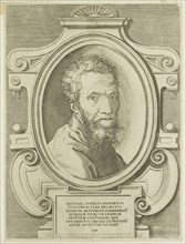 Giorgio Ghisi, Italian, 1520-1582, after Marcello Venusti, Italian, 1512-1579, Michelangelo, ca.
