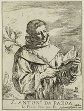 Guercino (Giovanni Francesco Barbieri), Italian, 1591-1666, Saint Anthony of Padua, between early