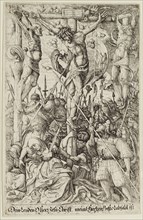 Daniel Hopfer, German, 1470-1536, Crucifixion, between 1500 and 1536, etching printed in black ink