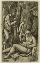 Hieronymus Hopfer, German, active ca. 1520-1530, after Albrecht Dürer, German, 1471-1528, The Satyr