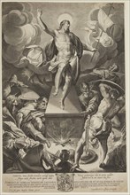 Lucas Kilian, German, 1579-1637, after Josef Heintz, German, 1564-1609, Resurrection of Christ,