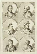 Philipp Kilian, German, 1628-1693, after Joachim von Sandrart I, German, 1606-1688, Portraits of