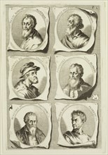 Philipp Kilian, German, 1628-1693, after Joachim von Sandrart I, German, 1606-1688, Portraits of