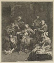 Philipp Andreas Kilian, German, 1714-1759, The Little Saint John Worshiping the Infant Christ,