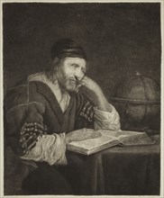 William Baillie, English, 1723-1810, after Gerard ter Borch, Dutch, 1617-1681, Student Sitting